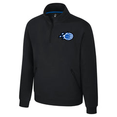 NBA - Orlando Magic Stadium Essentials Unisex Varsity Trainer Quarter-Zip Pullover - Black