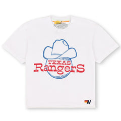 Texas Rangers Aviator Nation x MLB Women's Bolt Boyfriend Tri-Blend T-Shirt Near Me