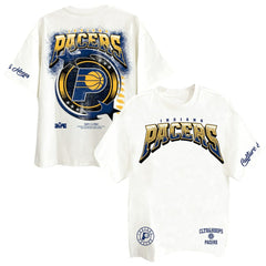 NBA - Indiana Pacers Two Hype Drip & Dime Collection Premium T-Shirt - Off White