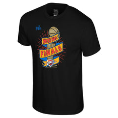 NBA - Oklahoma City Thunder Stadium Essentials Unisex 2025 NBA Finals Clutch T-Shirt - Black