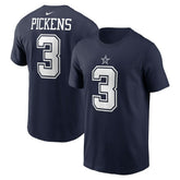 George Pickens Dallas Cowboys Name & Number T-Shirt Navy - Nike