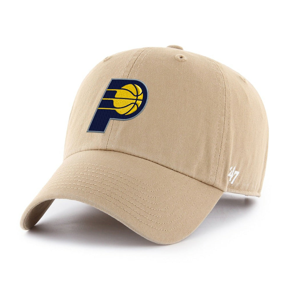 47 brand - Indiana Pacers '47 Primary Logo Clean Up Adjustable Hat - Khaki