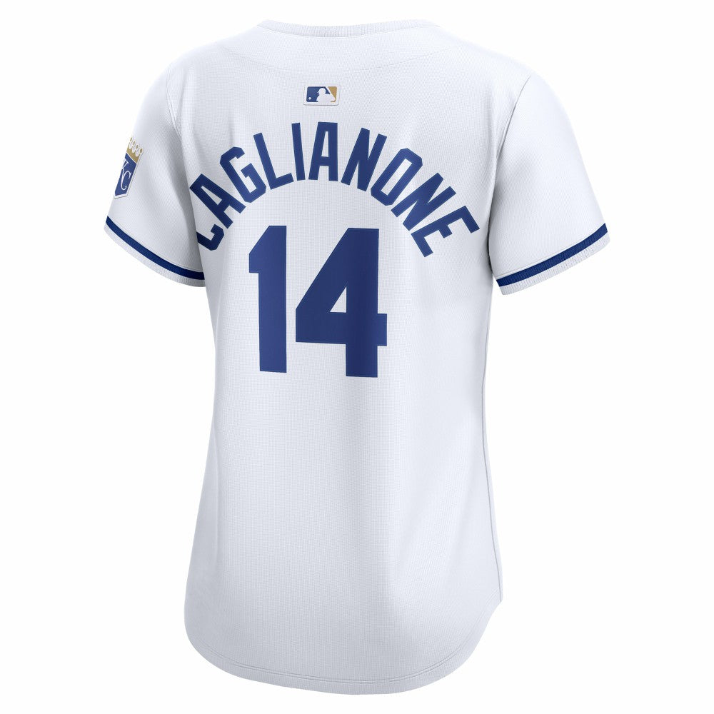 Jac Caglianone Kansas City Royals Nike Women's Home Limited Player Jersey - White | MLB Jerseys