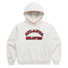 Atlanta Braves Madhappy x MLB Unisex Heavyweight Fleece Pullover Hoodie Clearance