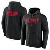 Detroit Tigers Stranger Things Logo Lockup Pullover Hoodie discount