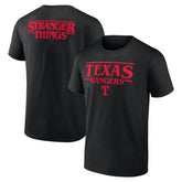 Texas Rangers Stranger Things Logo Lockup T-Shirt Online