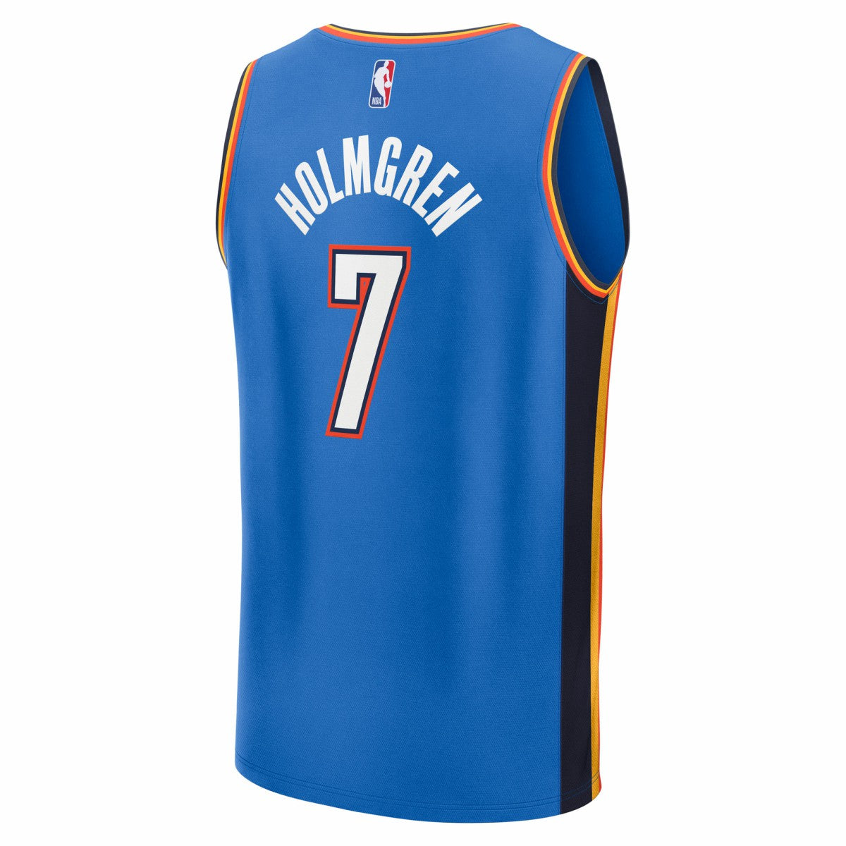 Chet Holmgren Oklahoma City Thunder 2025 NBA Finals Champions Fast Break Replica Player Jersey - Blue - Icon Edition | NBA Jerseys