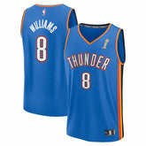 Fanatics - Jalen Williams Oklahoma City Thunder 2025 NBA Finals Champions Fast Break Replica Player Jersey - Blue - Icon Edition
