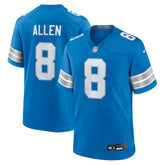 Kyle Allen Detroit Lions Team Game Jersey Blue - Nike