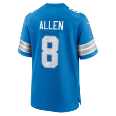 Kyle Allen Detroit Lions Team Game Jersey Blue - Nike