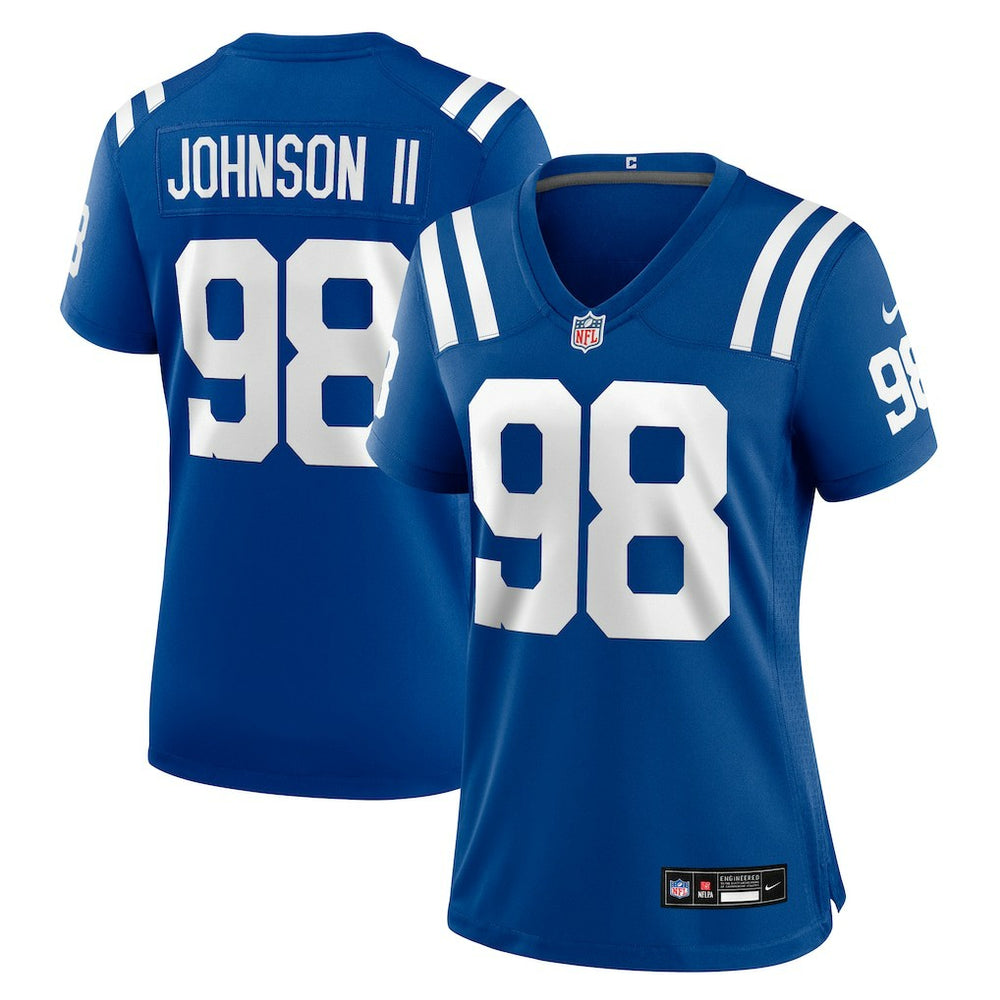 Eric Johnson II Indianapolis Colts Women's Team Game Jersey Royal - Nike