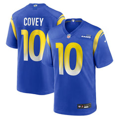 Britain Covey Los Angeles Rams Team Game Jersey Royal - Nike