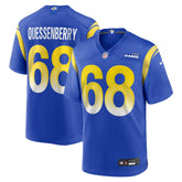 David Quessenberry Los Angeles Rams Team Game Jersey Royal - Nike