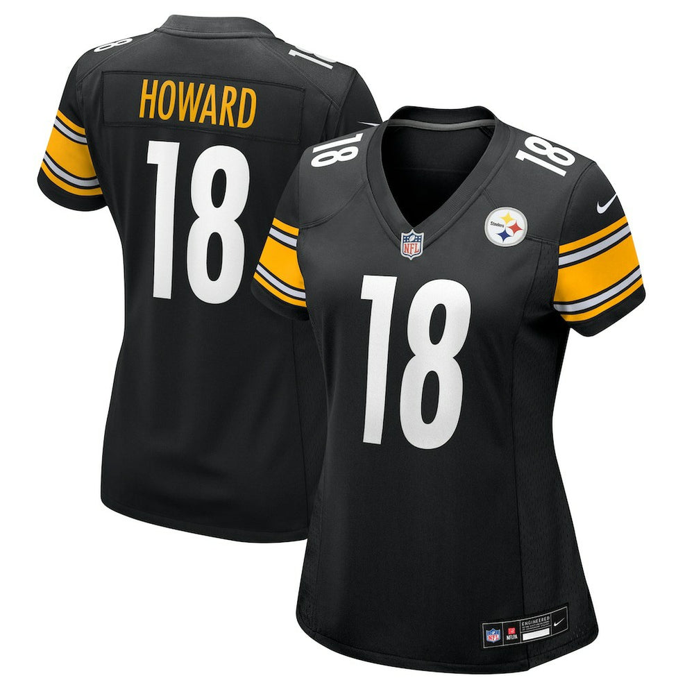 Will Howard Pittsburgh Steelers Women's Team Game Jersey Black - Nike