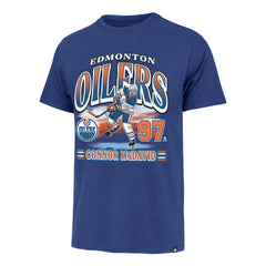 Connor McDavid Edmonton Oilers - '47 Franklin Player Name & Number T-Shirt Royal