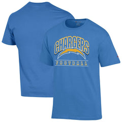 Los Angeles Chargers Champion Football T-Shirt Powder Blue - NFL