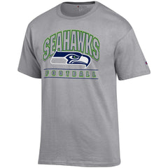 Seattle Seahawks Champion Football T-Shirt Heather Gray - NFL