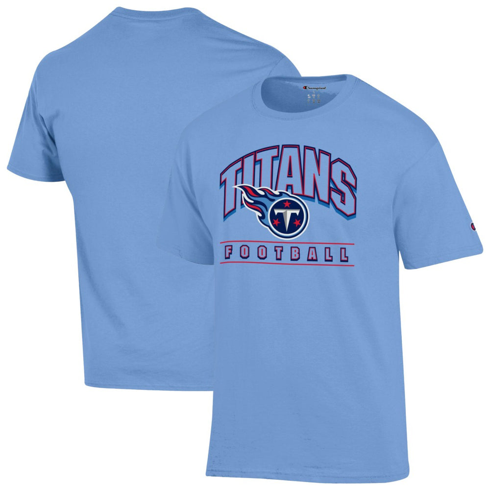 Tennessee Titans Champion Football T-Shirt Light Blue - NFL