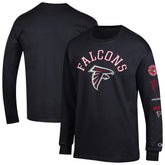 Atlanta Falcons Champion Seal Long Sleeve T-Shirt Black - NFL