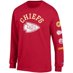 Kansas City Chiefs Champion Seal Long Sleeve T-Shirt Red - NFL