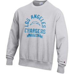 Los Angeles Chargers Champion Reverse Weave Fleece Pullover Sweatshirt Heather Gray - NFL
