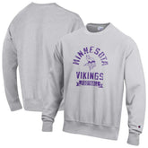 Minnesota Vikings Champion Reverse Weave Fleece Pullover Sweatshirt Heather Gray - NFL