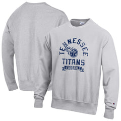 Tennessee Titans Champion Reverse Weave Fleece Pullover Sweatshirt Heather Gray - NFL