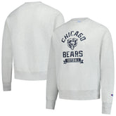 Chicago Bears Champion Reverse Weave Fleece Pullover Sweatshirt Heather Gray - NFL