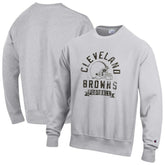 Cleveland Browns Champion Reverse Weave Fleece Pullover Sweatshirt Heather Gray - NFL