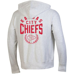 Kansas City Chiefs Champion Reverse Weave Full-Zip Hoodie Heather Gray - NFL