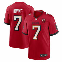 Bucky Irving Tampa Bay Buccaneers 50th Season Team Game Jersey Red - Nike