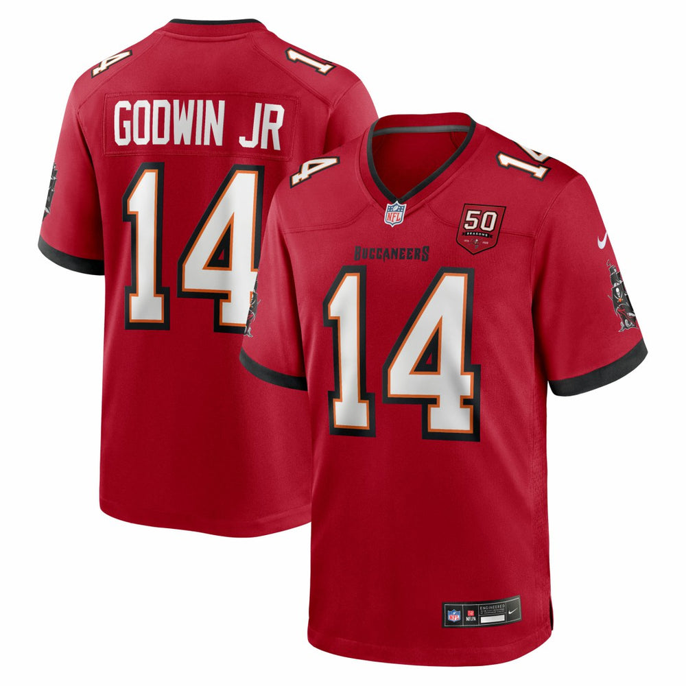Chris Godwin Jr. Tampa Bay Buccaneers 50th Season Team Game Jersey Red - Nike