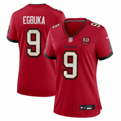 Emeka Egbuka Tampa Bay Buccaneers Women's 50th Season Team Game Jersey Red - Nike