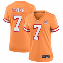 Bucky Irving Tampa Bay Buccaneers Women's 50th Season Game Jersey Creamsicle - Nike