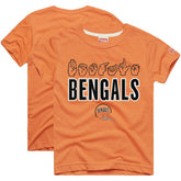 Cincinnati Bengals Homage Youth Love Sign x ASL 2.0 Tri-Blend T-Shirt Orange - NFL