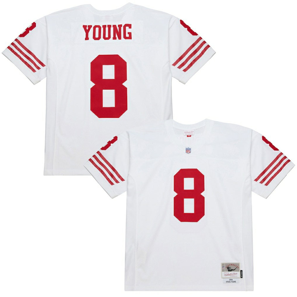 Steve Young San Francisco 49ers 1994 Legacy Replica Jersey White - Mitchell & Ness