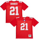 Tiki Barber New York Giants 2004 Legacy Replica Jersey Red - Mitchell & Ness