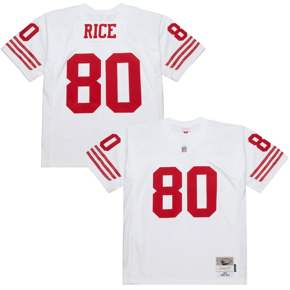 Jerry Rice San Francisco 49ers 1994 Legacy Replica Jersey White - Mitchell & Ness
