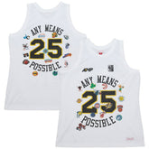 Mitchell & Ness - x NBA x AMP Mesh Tank Top - White