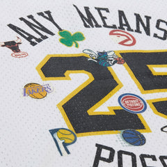 Mitchell & Ness - x NBA x AMP Mesh Tank Top - White