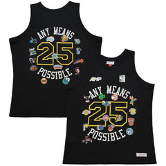 Mitchell & Ness - x NBA x AMP Mesh Tank Top - Black