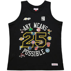 Mitchell & Ness - x NBA x AMP Mesh Tank Top - Black
