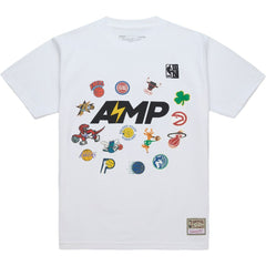 Mitchell & Ness - x NBA x AMP T-Shirt - White