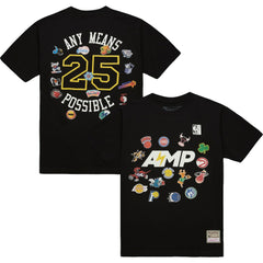 Mitchell & Ness - x NBA x AMP T-Shirt - Black