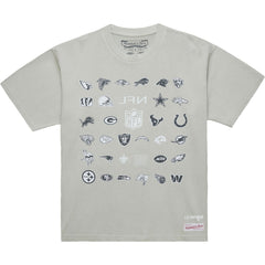 x NFL x Lil Wayne Carter VI T-Shirt Gray - Mitchell & Ness