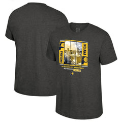 NBA - Indiana Pacers Stadium Essentials Unisex Skyline Boxout T-Shirt - Charcoal