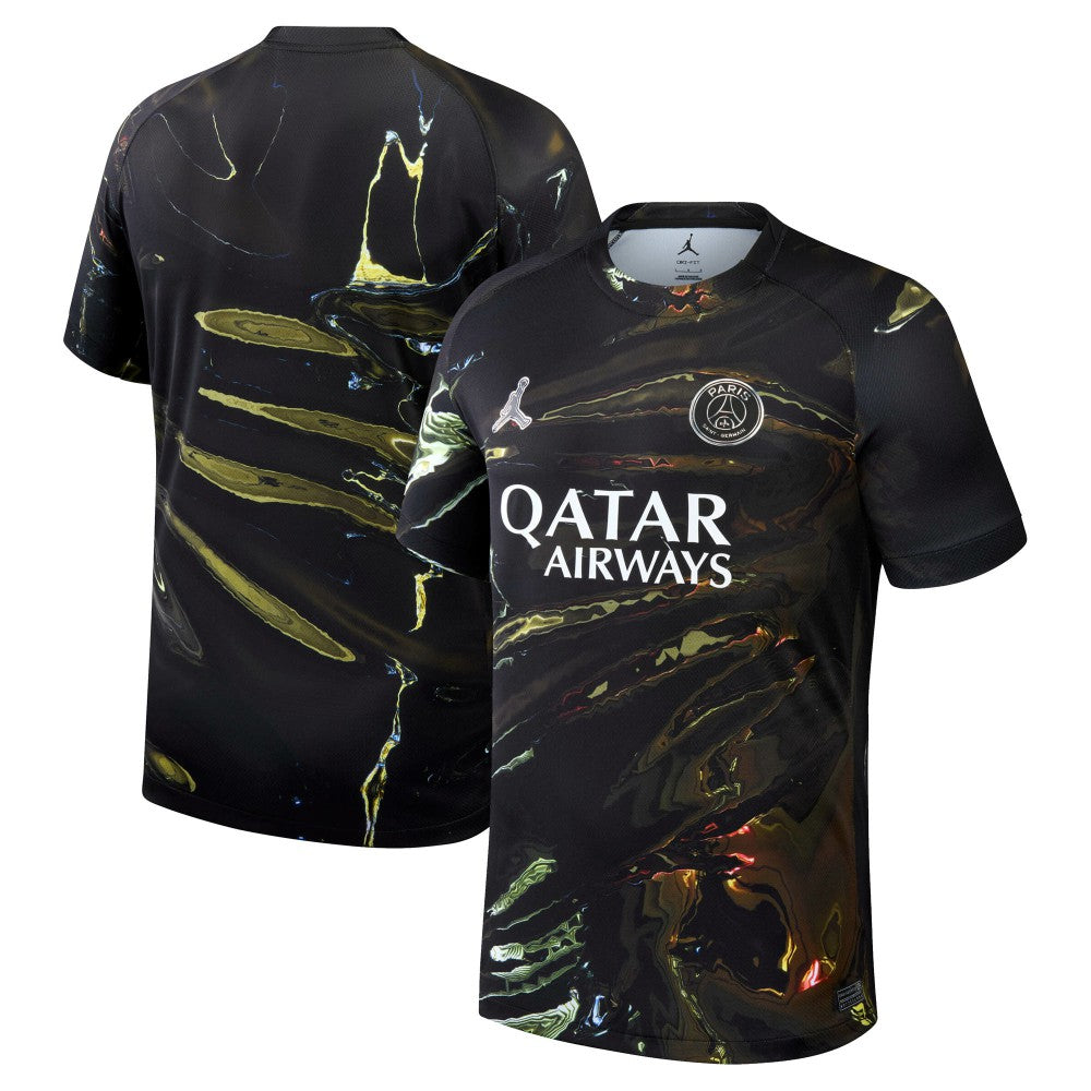 Jordan Paris Saint-Germain Jordan Brand 2025/26 Fifth Stadium Replica Jerseys - Black