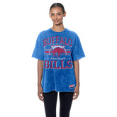 Buffalo Bills New Era Women's Throwback Oversized T-Shirt Royal - NFL