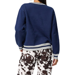 Dallas Cowboys Terez Unisex Logo Crew Neck Sweater Navy - NFL