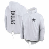 Dallas Cowboys Type Play Down Full-Zip Jacket White - Fanatics